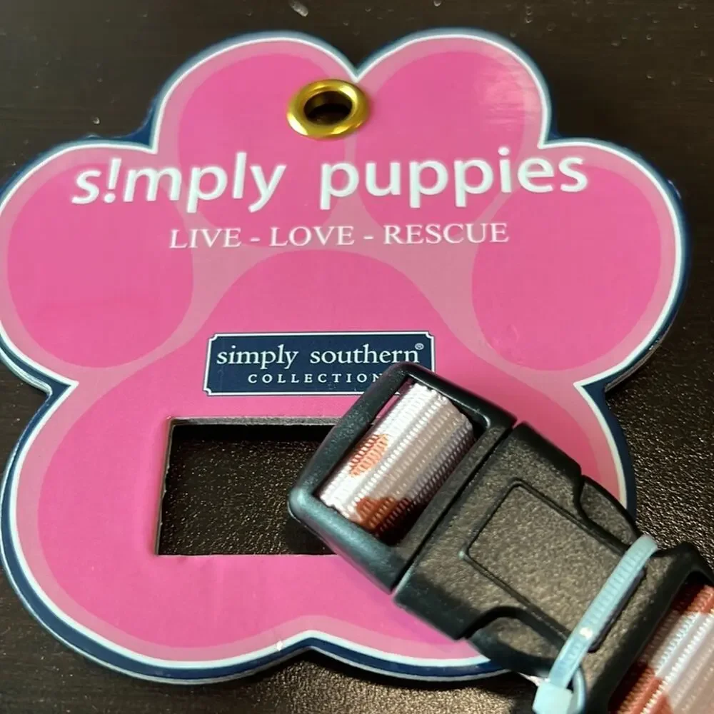 Simply Southern Simply Puppies Cow Print Dog Collar with Bow